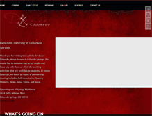 Tablet Screenshot of dancecolorado.com